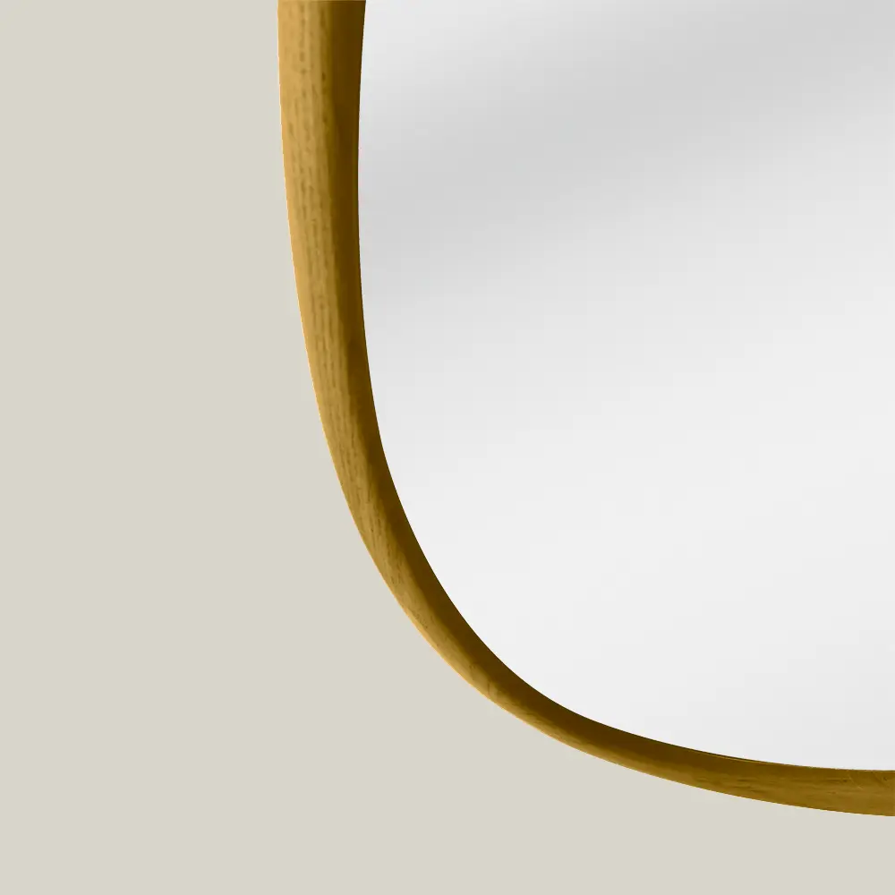 Miroir 70x90cm, cadre Chêne, Organic 