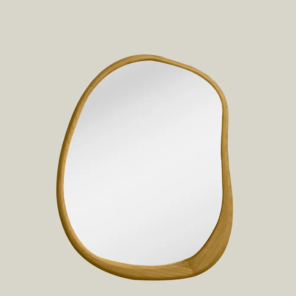 Miroir 70x90cm, cadre Chêne, Organic 