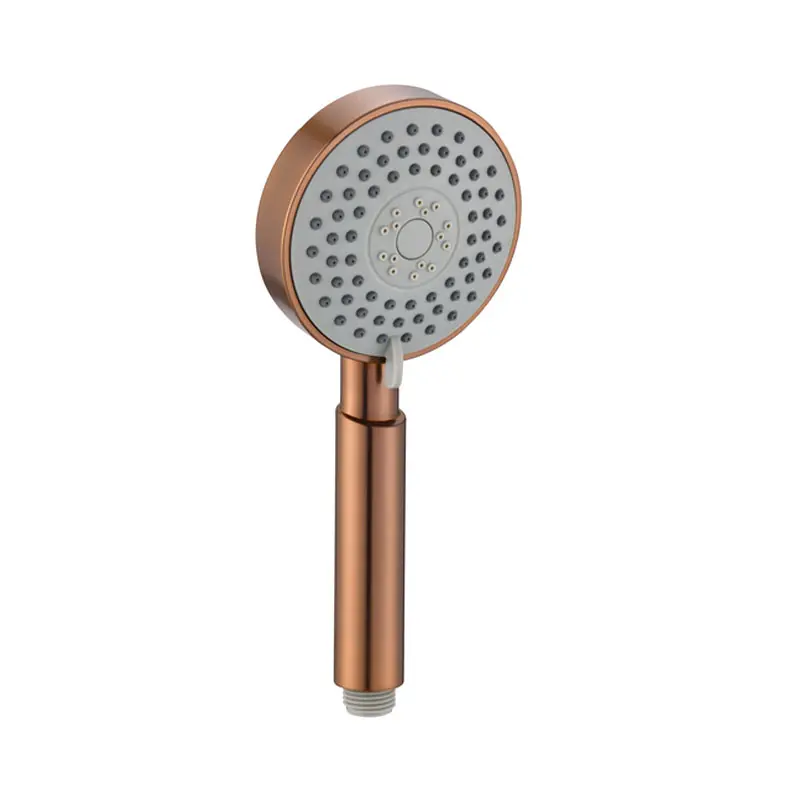 Colonne de douche avec mitigeur mécanique Ø25cm, avec douchette multifonction, Doré Rose, Châtelet gh
