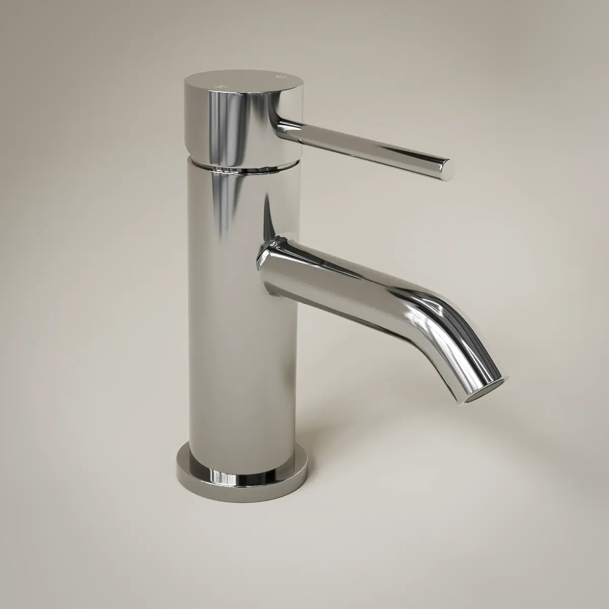 Robinet mitigeur lave-mains, chrome, Châtelet