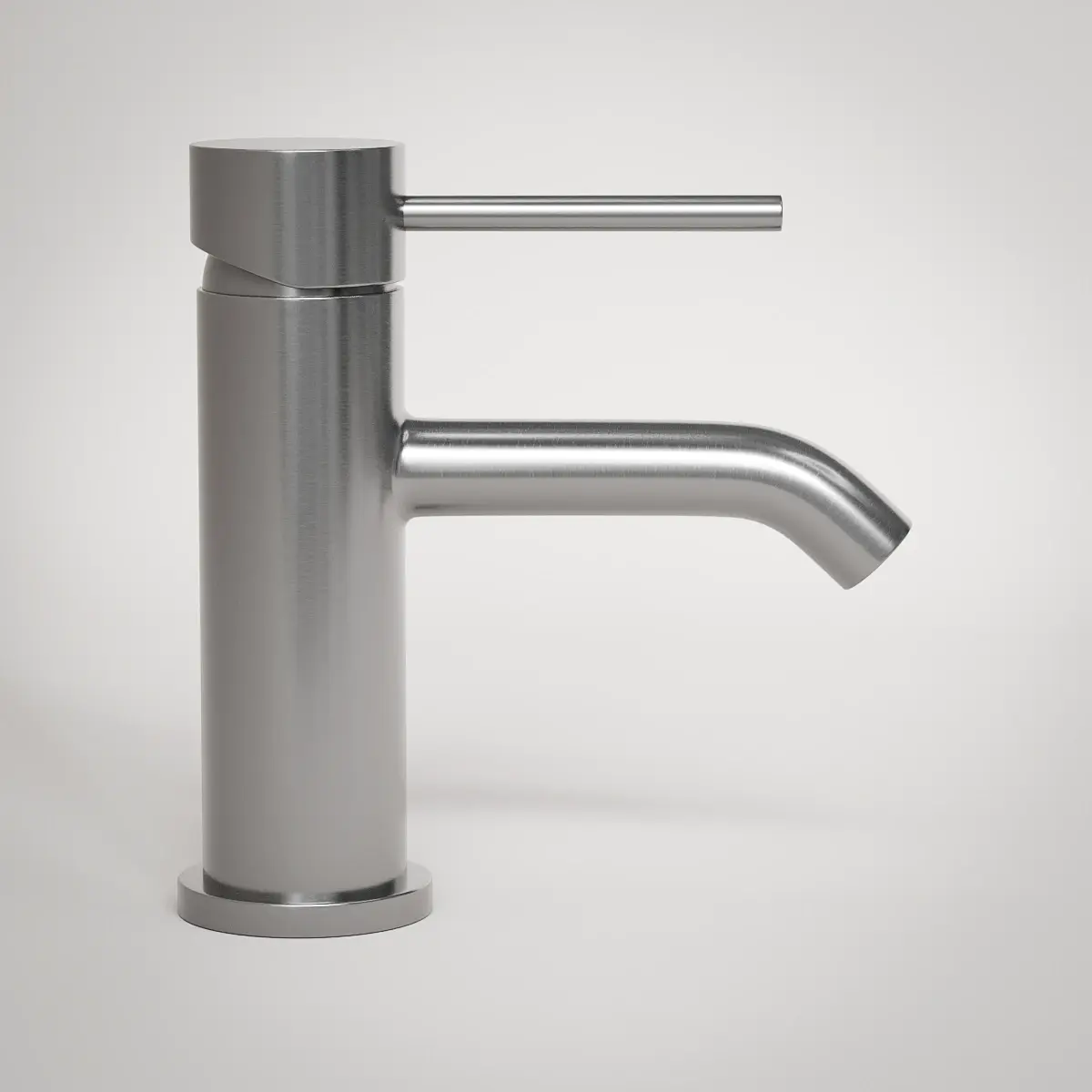 Robinet mitigeur lave-mains, Châtelet, inox brossé