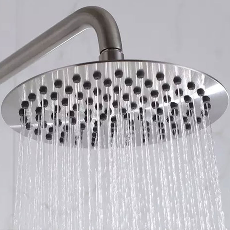 Colonne de douche avec mitigeur thermostatique, Ø25cm, inox brossé, Châtelet 