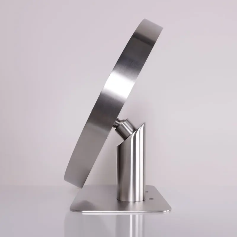 Douche thermostatique, ciel de douche ronde et buses, inox brossé Châtelet 