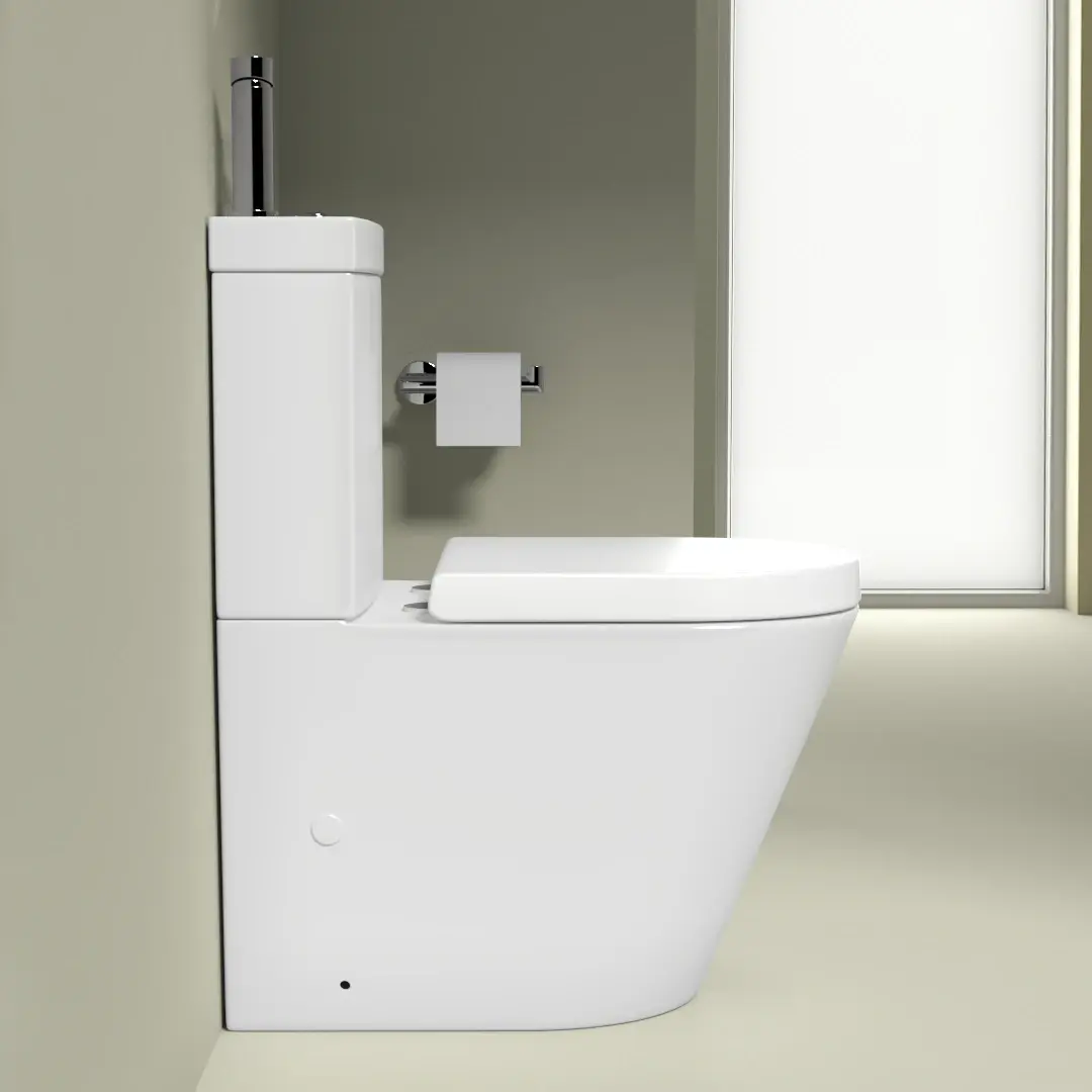 WC à poser avec lave-mains intégré, Integral 2