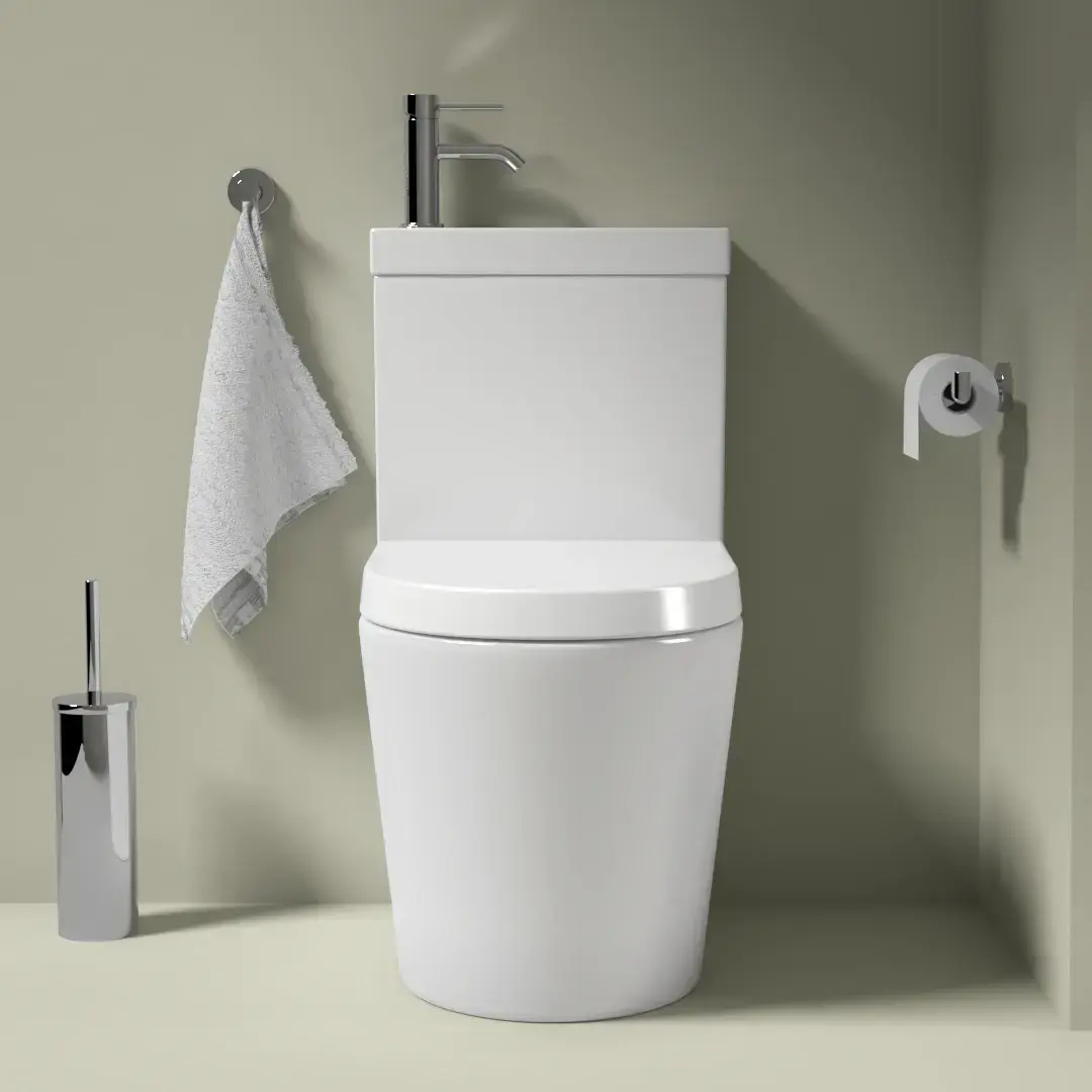 WC à poser avec lave-mains intégré, Integral 2