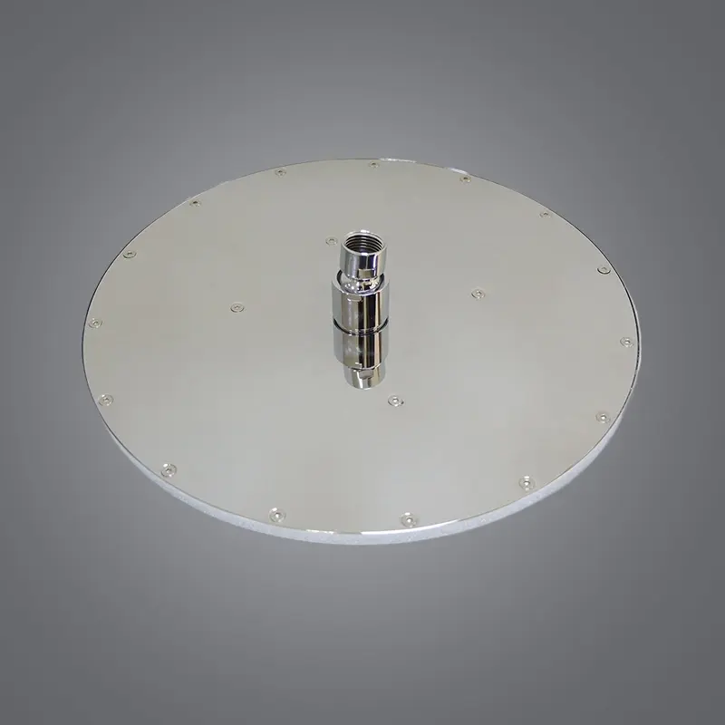 Composition mitigeur de douche encastrée, pomme de tête et set douchette, chromé, Chatelet   