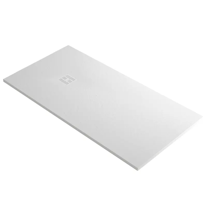 Receveur de douche, 90x180cm, grille + bonde inclus, Nuance