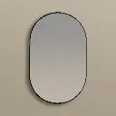 Miroir 50x80, bord fin noir mat, Oblong  .webp
