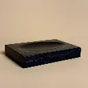 Porte-savon rectangulaire en marbre noir Nero Marquina,.webp
