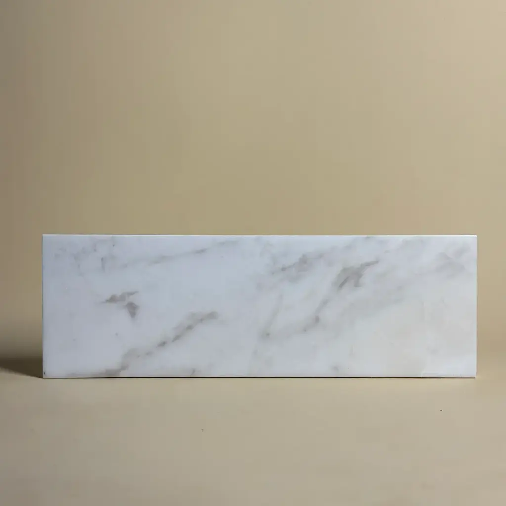 Plateau rectangulaire à poser en marbre blanc 2.webp
