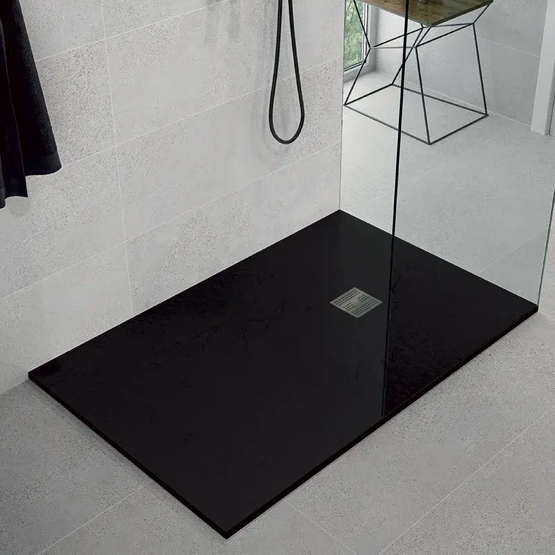 Receveur de douche, 90 x120,  200cm, Noir, Nuance