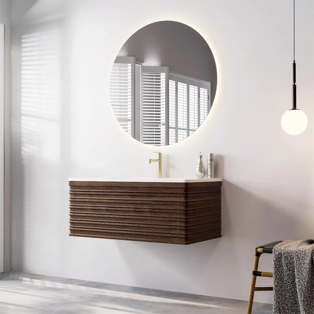 Ensemble complet meuble salle de bain 100cm, – Riga