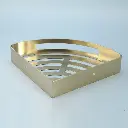 Porte-savon d'angle, doré brossé, Châtelet (1).webp