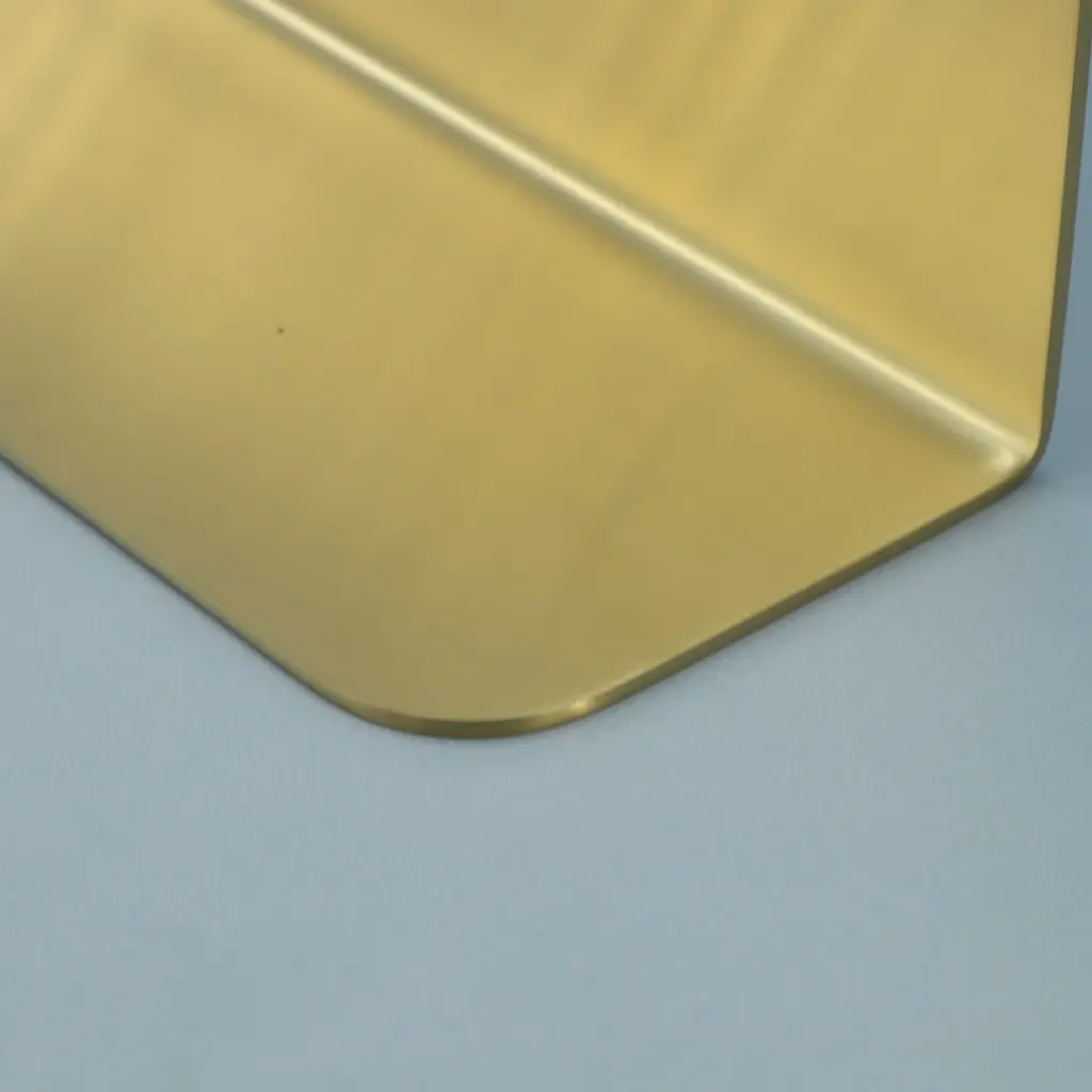 Etagère murale inox, 36, 60 ou 90 cm, Doré brossé, Châtelet (1).webp