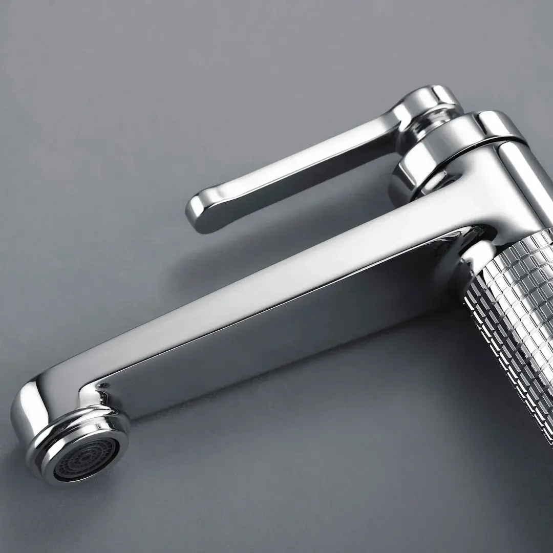 Mélangeur lavabo 3 trous de plage, Chromé, César  