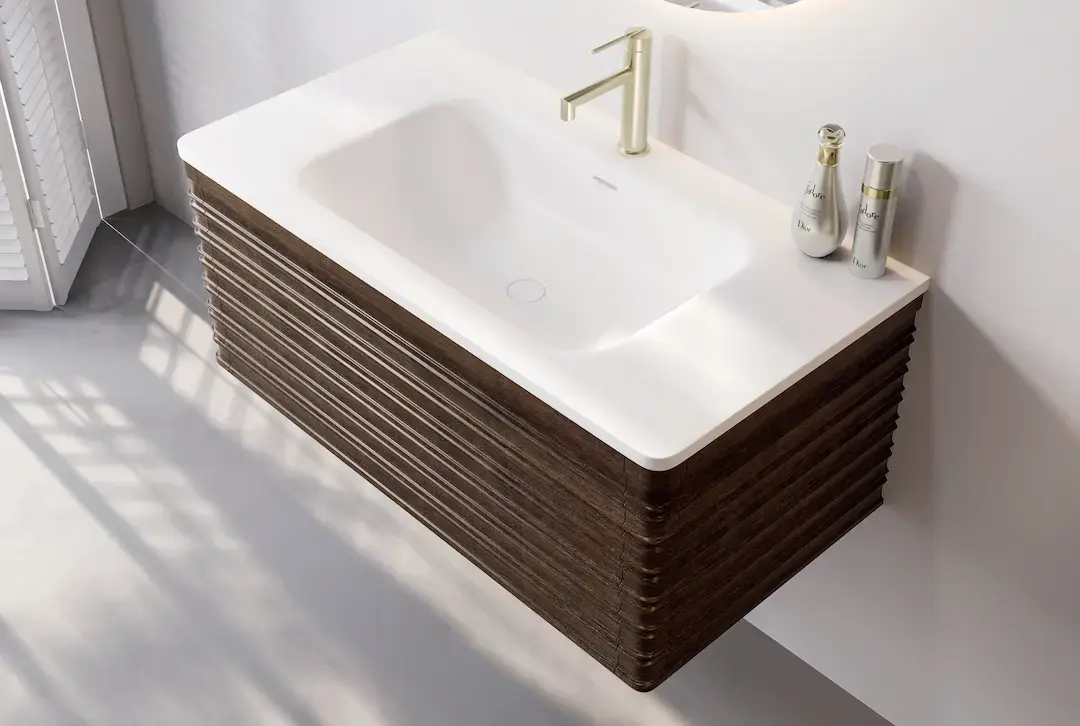 Ensemble complet meuble salle de bain 100cm, – Riga