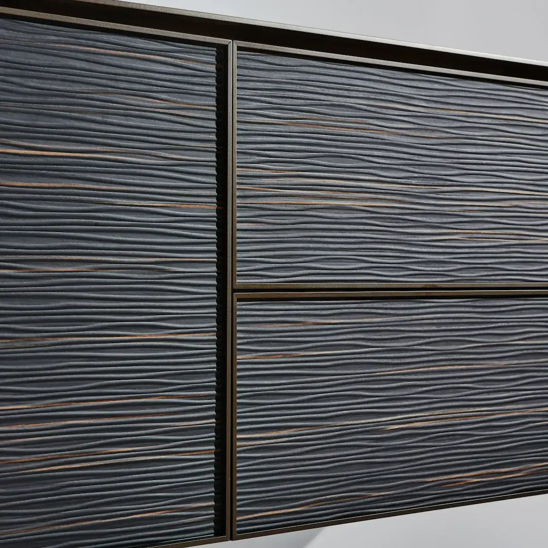 Ensemble meuble salle de bain complet, Palissandre Rio