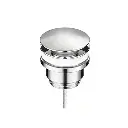 Bonde lavabo clic-clac ou fixe universelle en inox finition inox brossé.webp