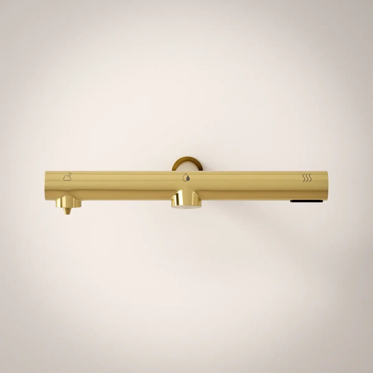 Robinet Electronique 3 en 1, Doré brossé, Orly Air