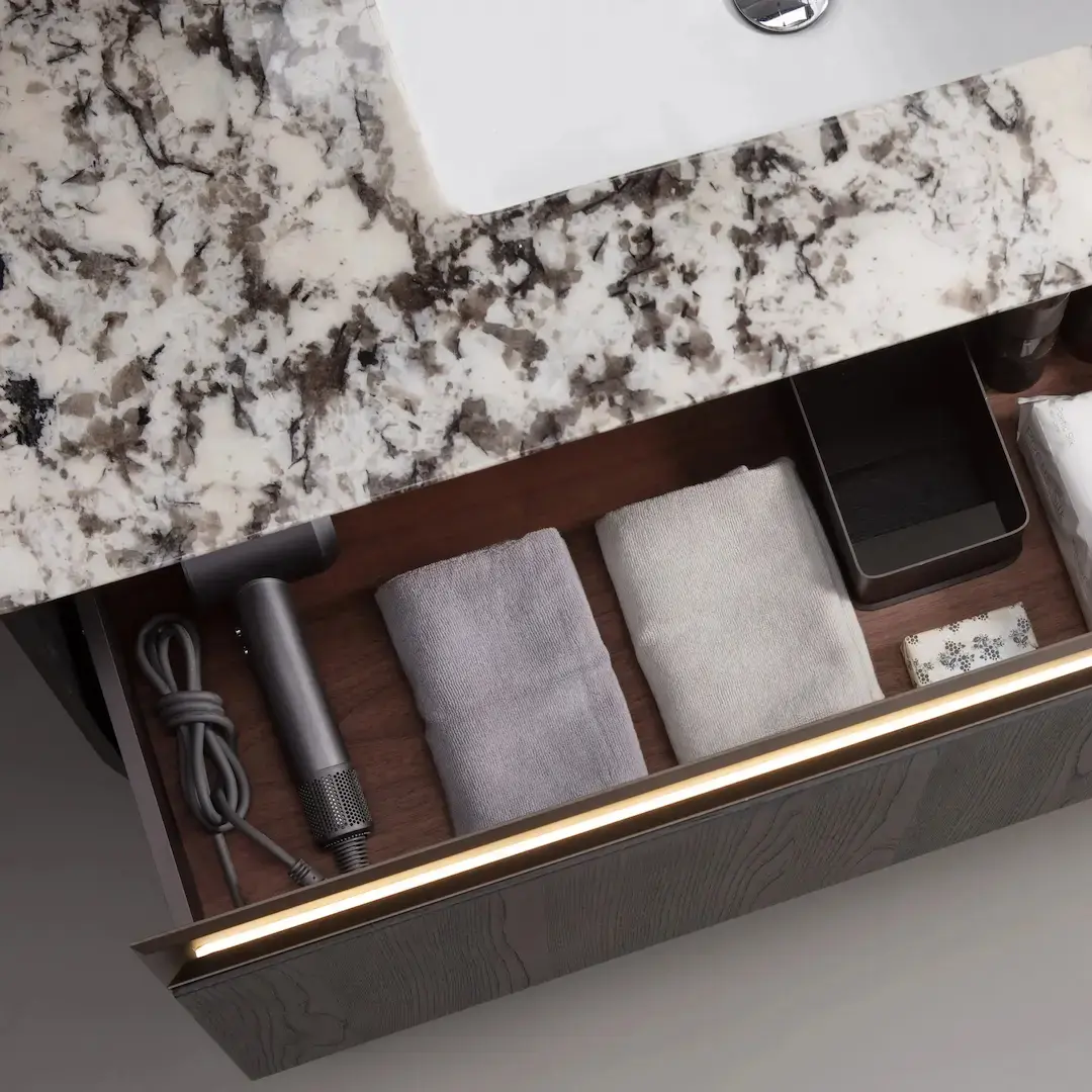 Ensemble meuble salle de bain, Ebano