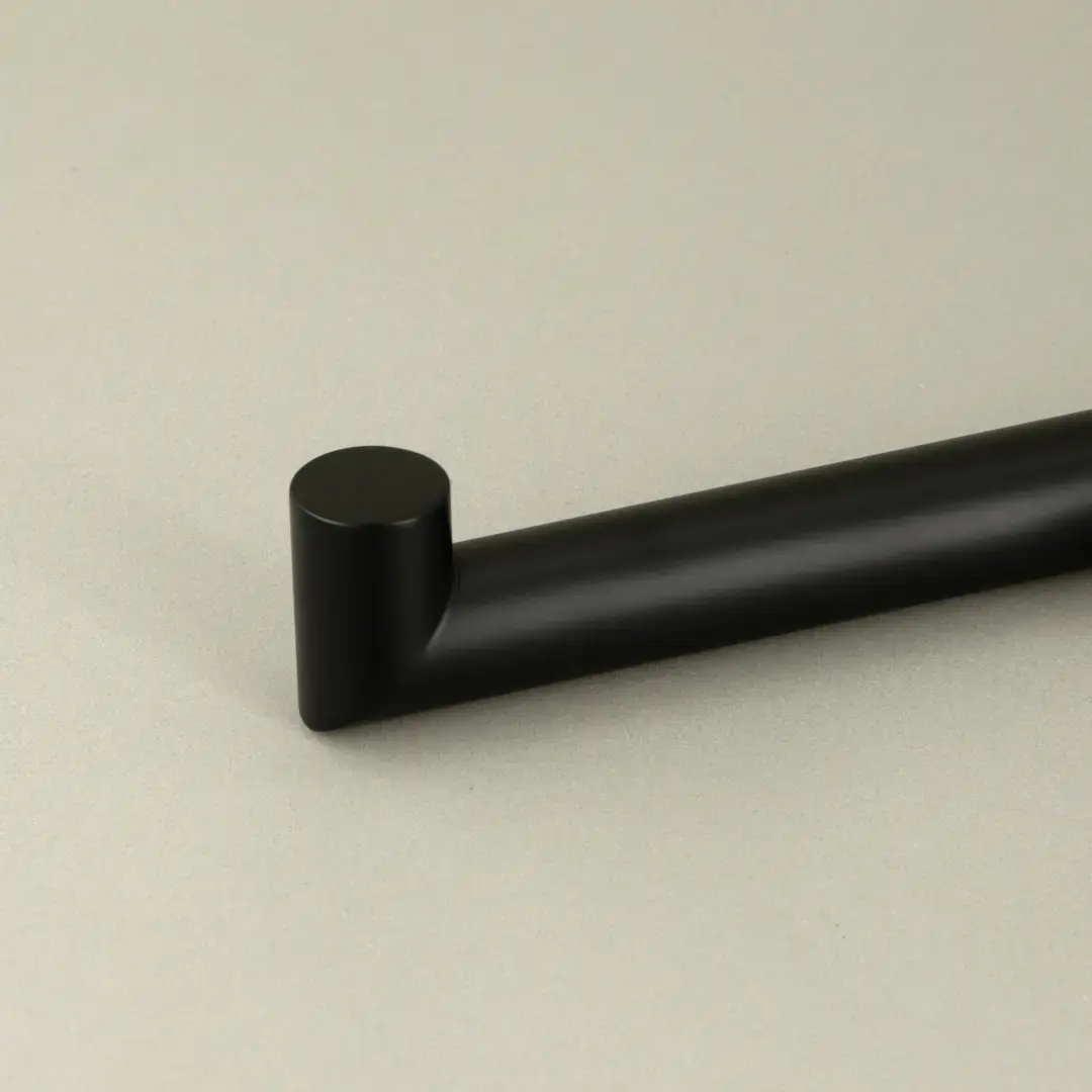 Porte rouleau, Noir Brossé, Chatelet, 17.6cm