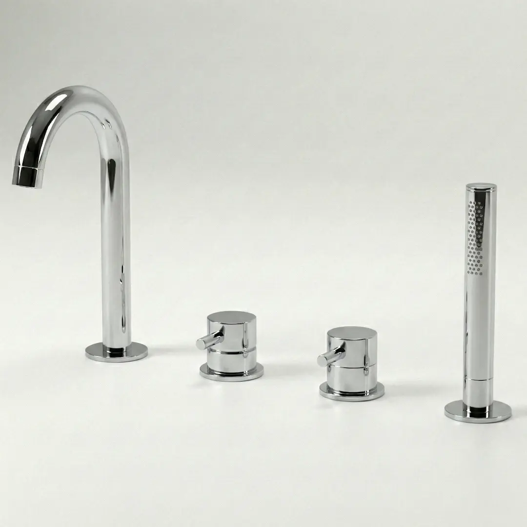 Robinet mitigeur bain-douche de plage chromé, Châtelet