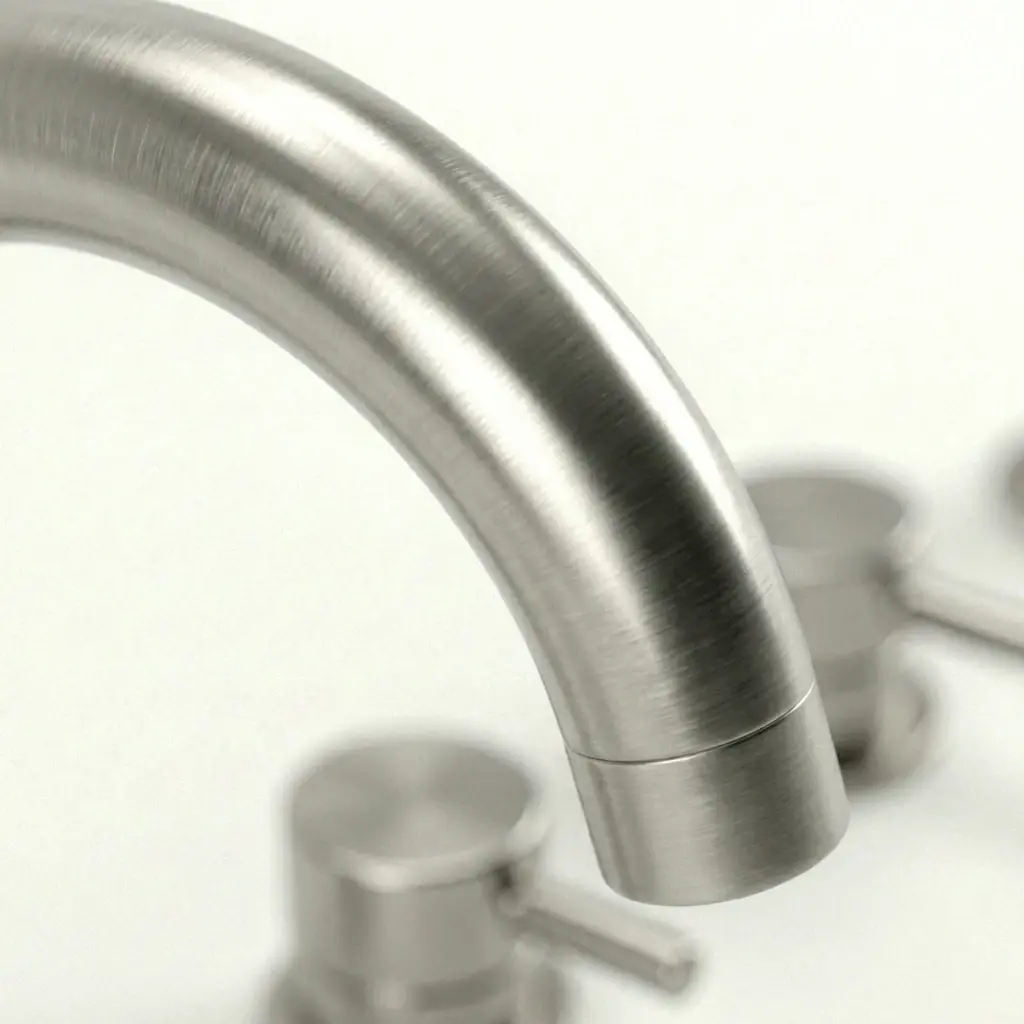 Robinet mitigeur bain-douche de plage inox brossé, Châtelet