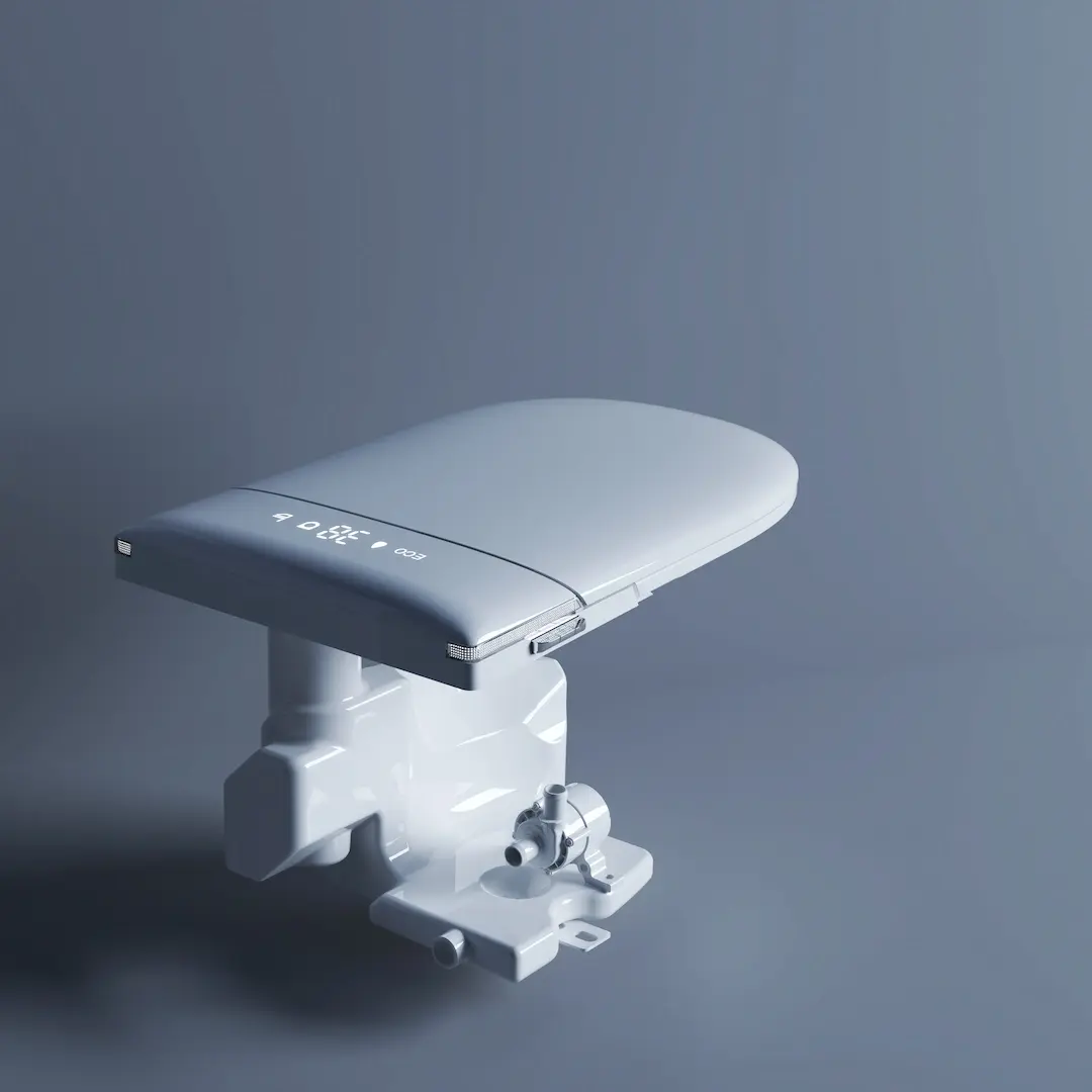 WC suspendu japonais blanc, avec bâti support, Lodge