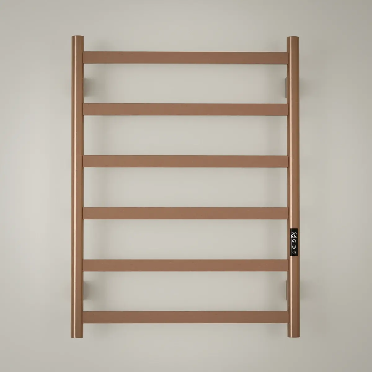 Sèche serviette 57.3x75.4x9.3cm, 140W, Doré rose brossé, Scala 