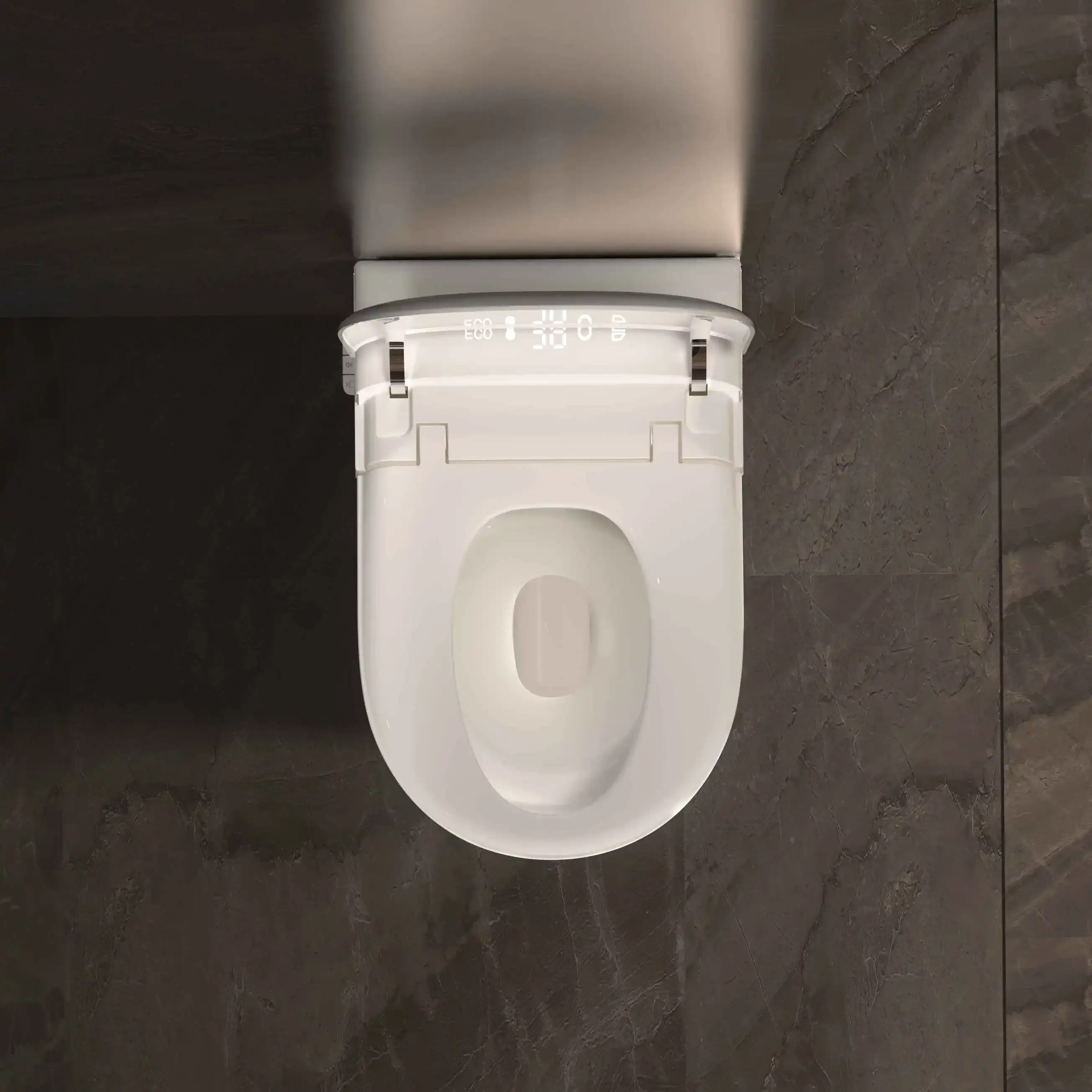 WC suspendu japonais blanc, avec bâti support, Lodge