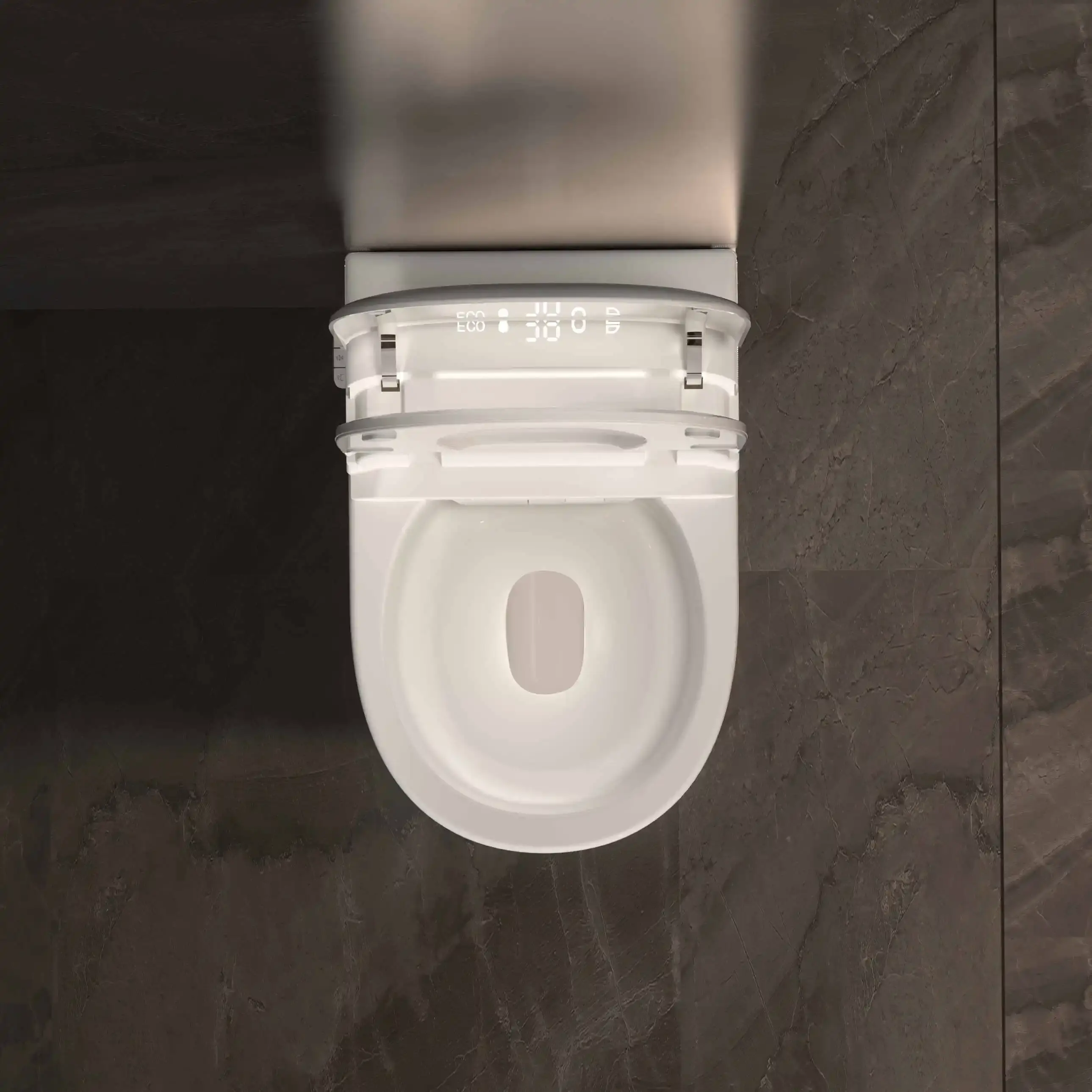 WC suspendu japonais blanc, avec bâti support, Lodge