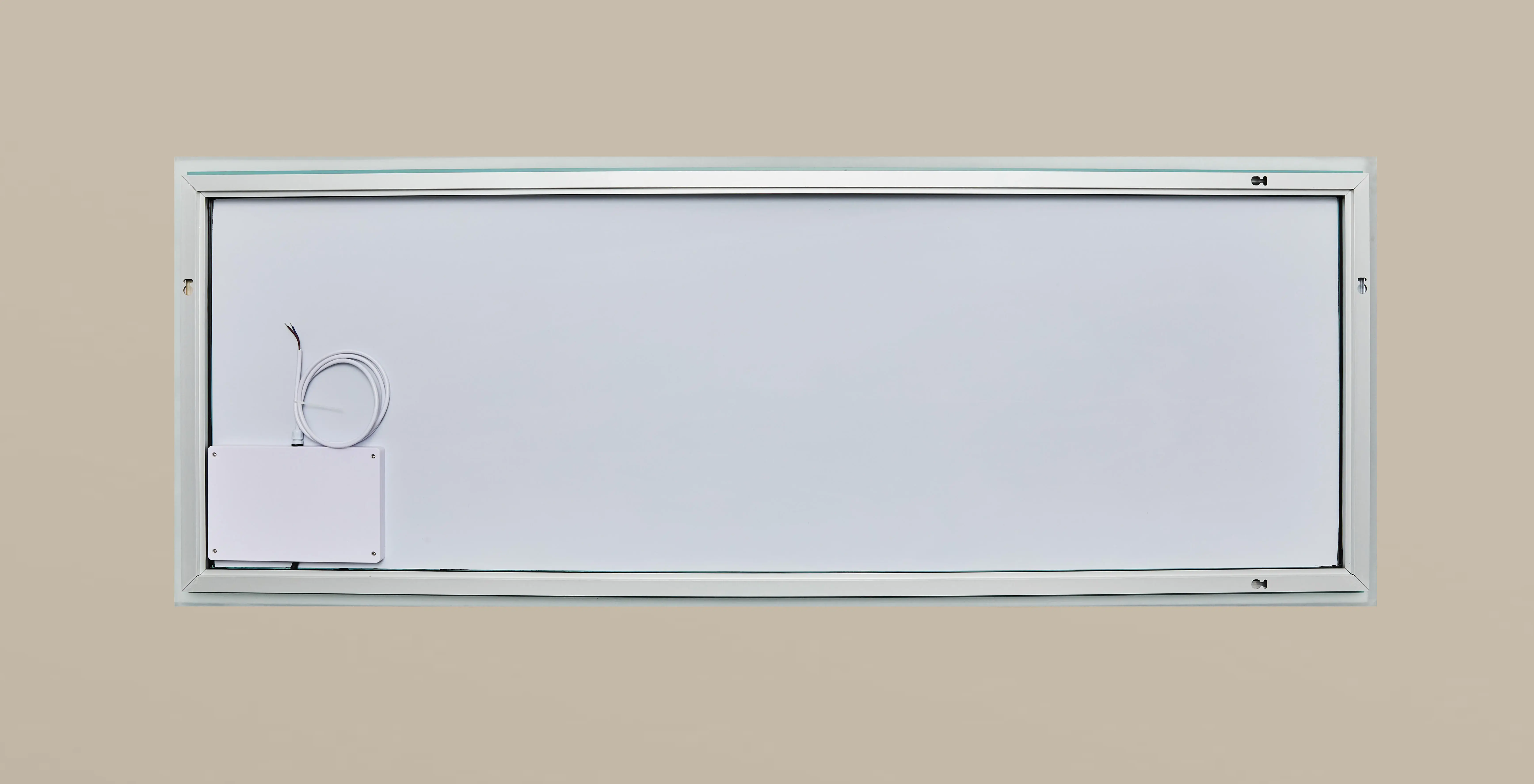 Miroir 160x60cm horizontal ou vertical, éclairage frontal et rétroéclairage, Sofia