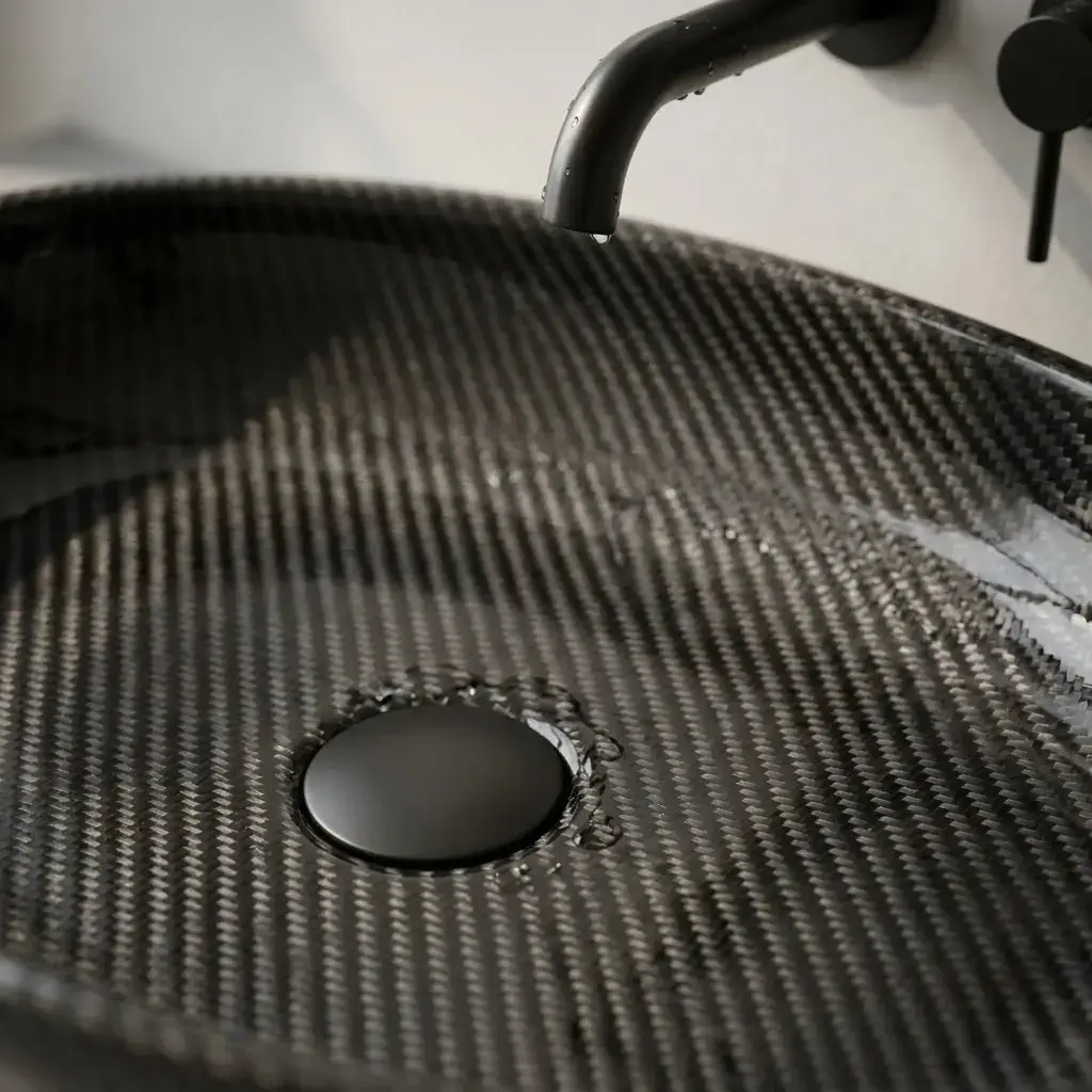 Vasque ovale 60x40x13, fibre de Carbone