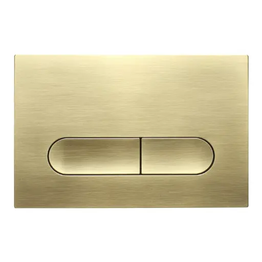 Plaque de déclenchement Rectangulaire doré mat, W-RED.webp