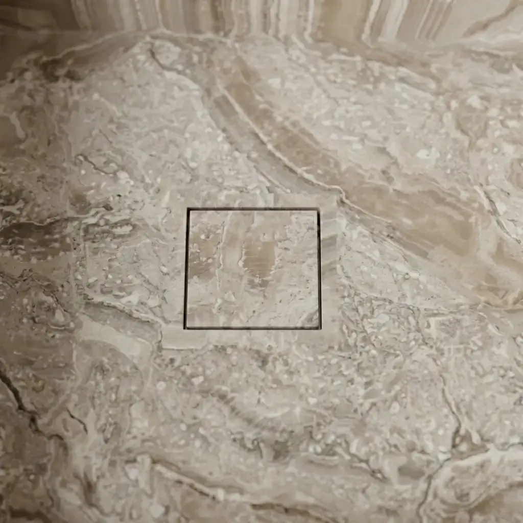 Vasque à poser rectangulaire 60x40x12 marbre véritable Cappuccino 