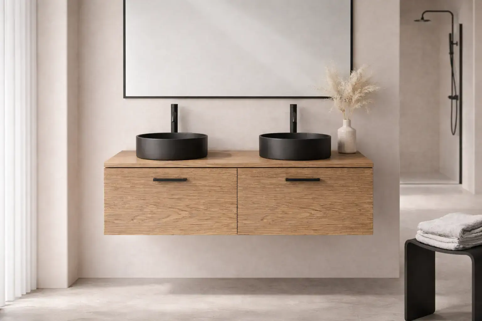 Meuble salle de bain 120 cm, Rive Gauche