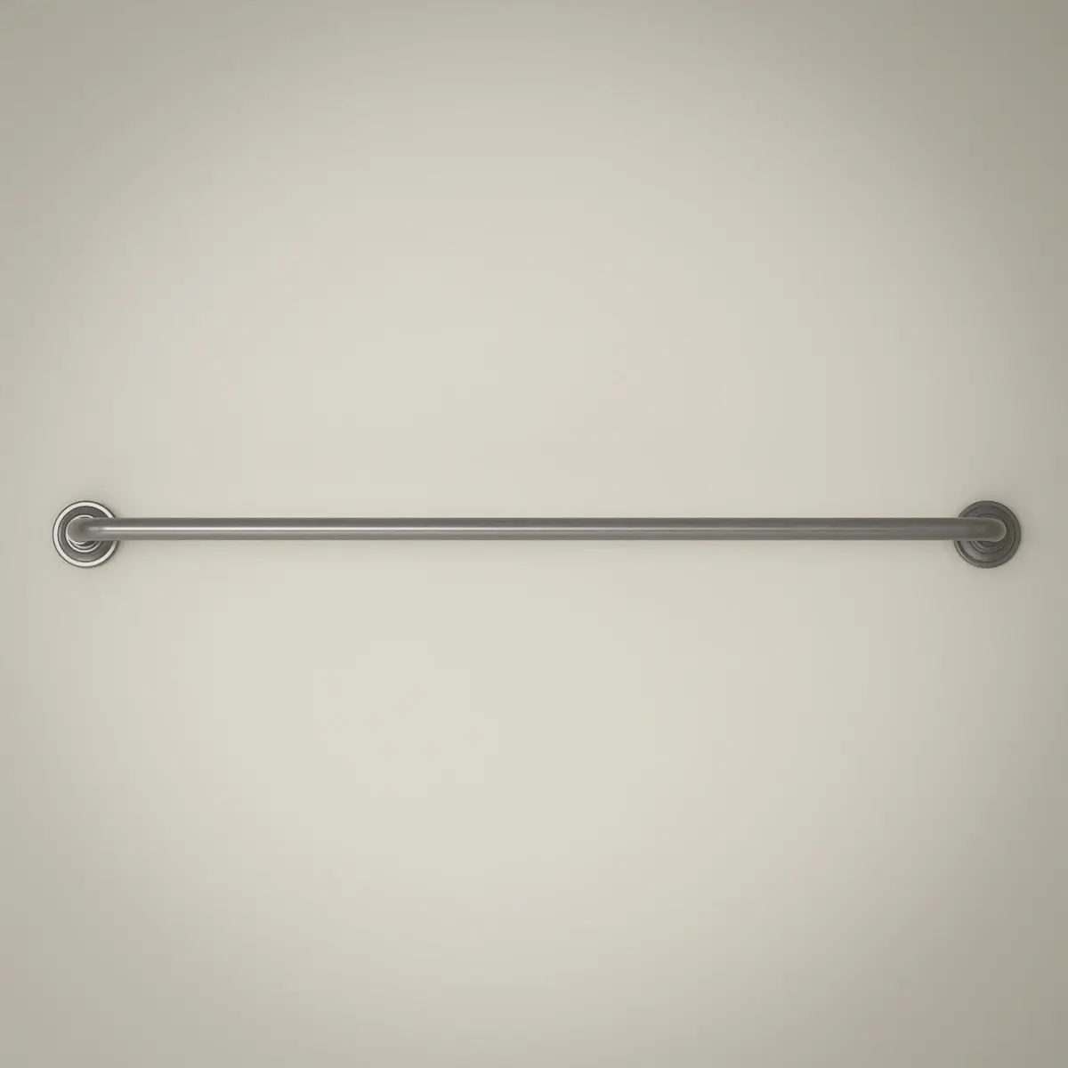 Barre porte serviette cannelée, gun métal, César 1     