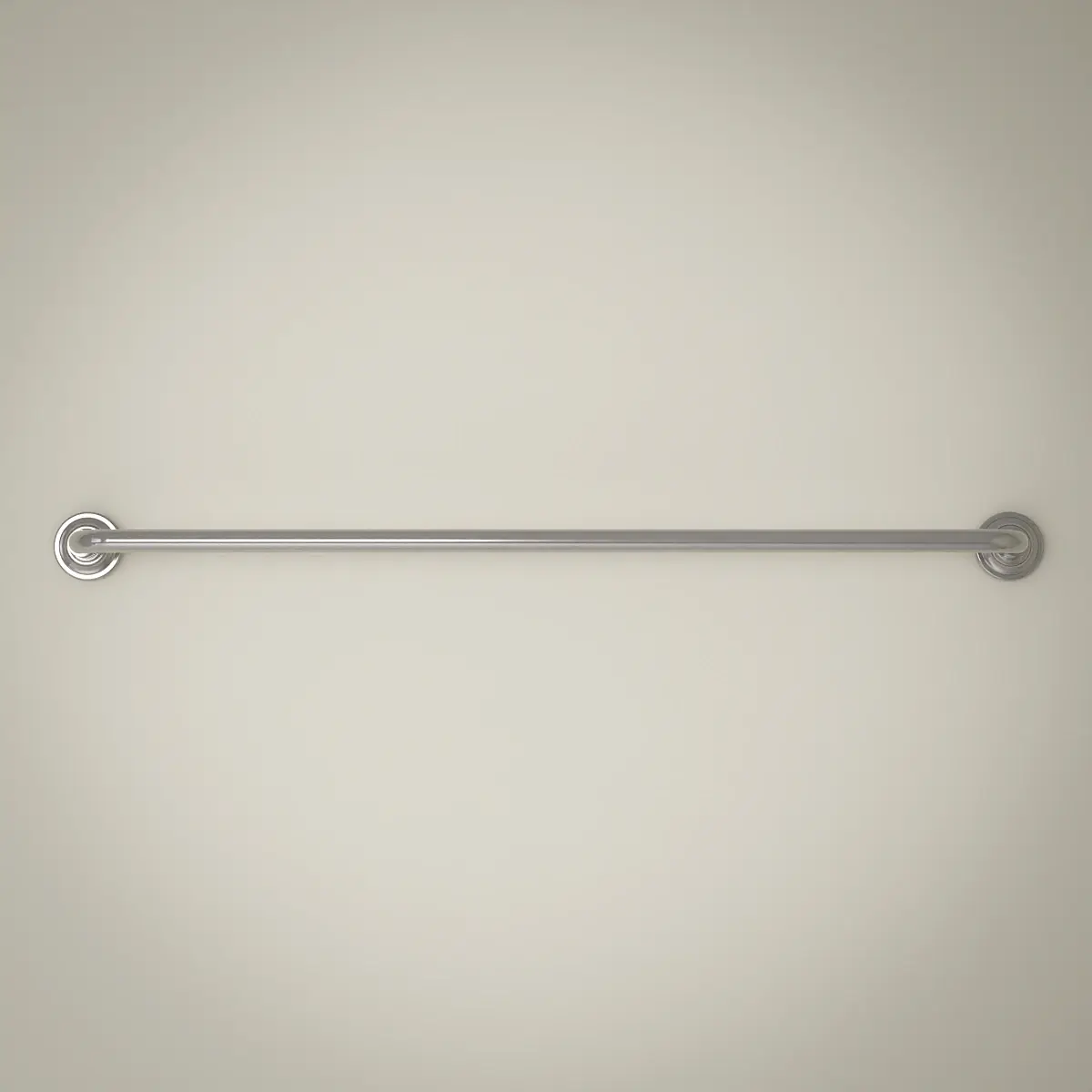 Barre porte serviette cannelée, chrome, César 1    