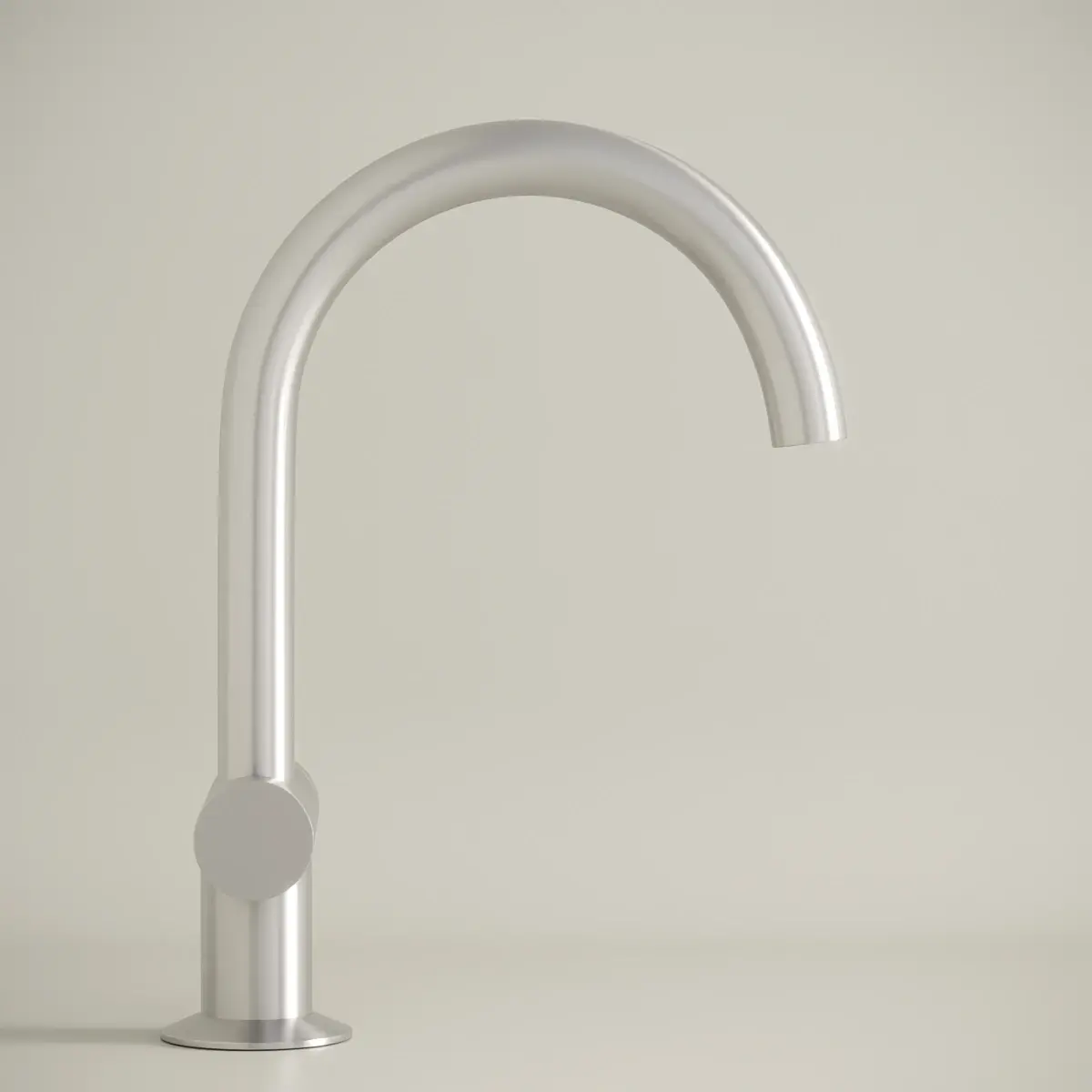 Mitigeur lavabo col de cygne, Silver white, Madeleine          