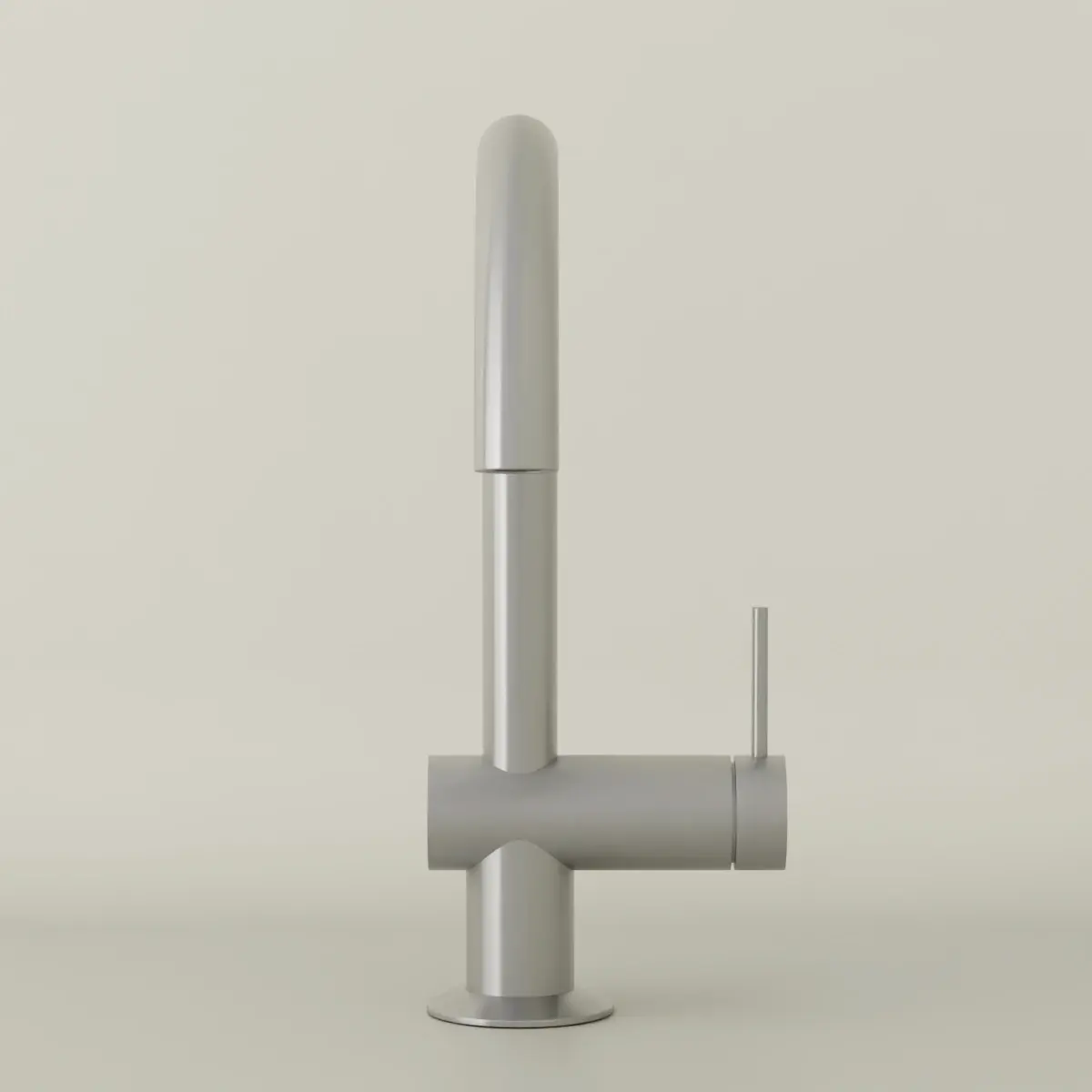 Mitigeur lavabo col de cygne, Silver white, Madeleine          