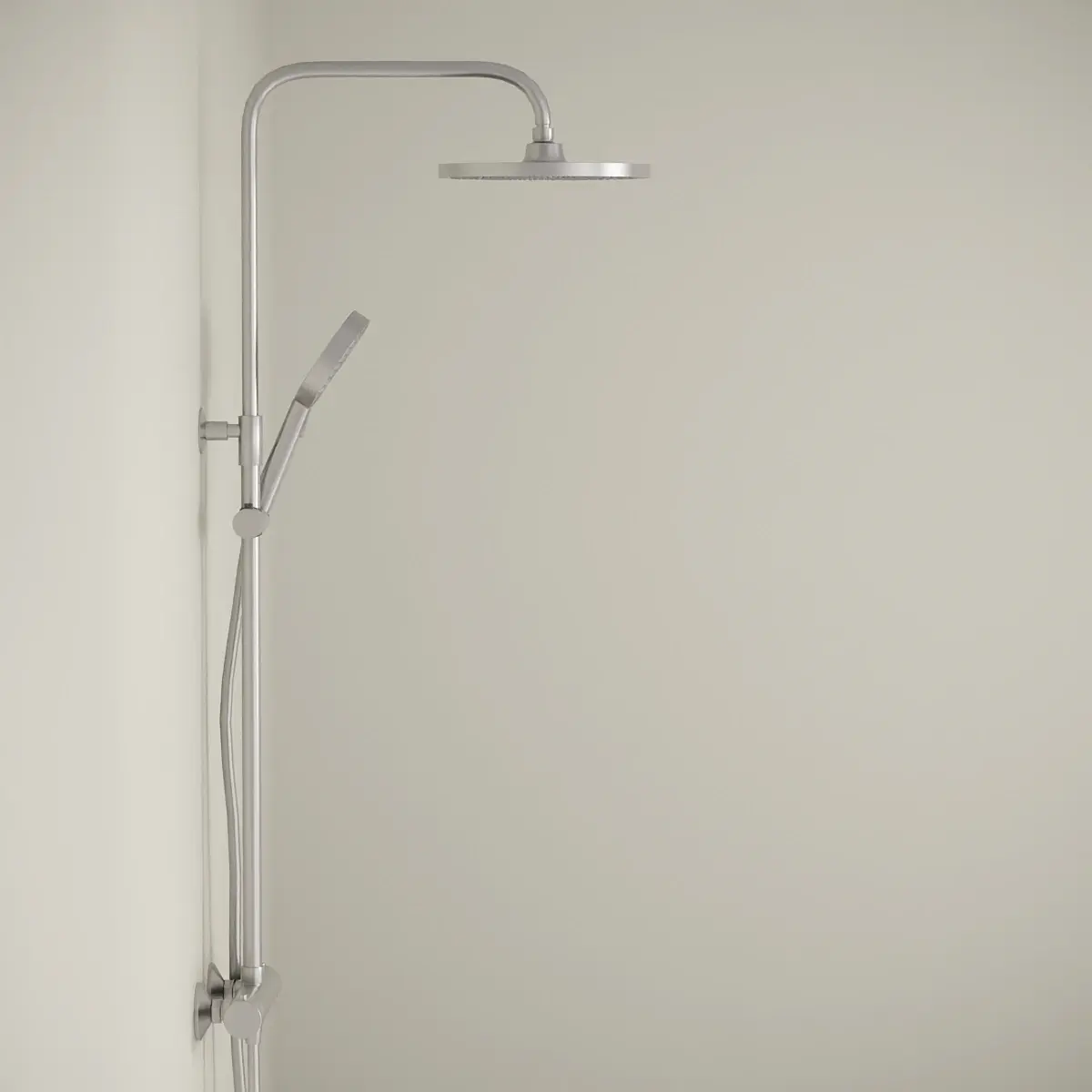 Colonne de douche thermostatique, Silver white, Madeleine  