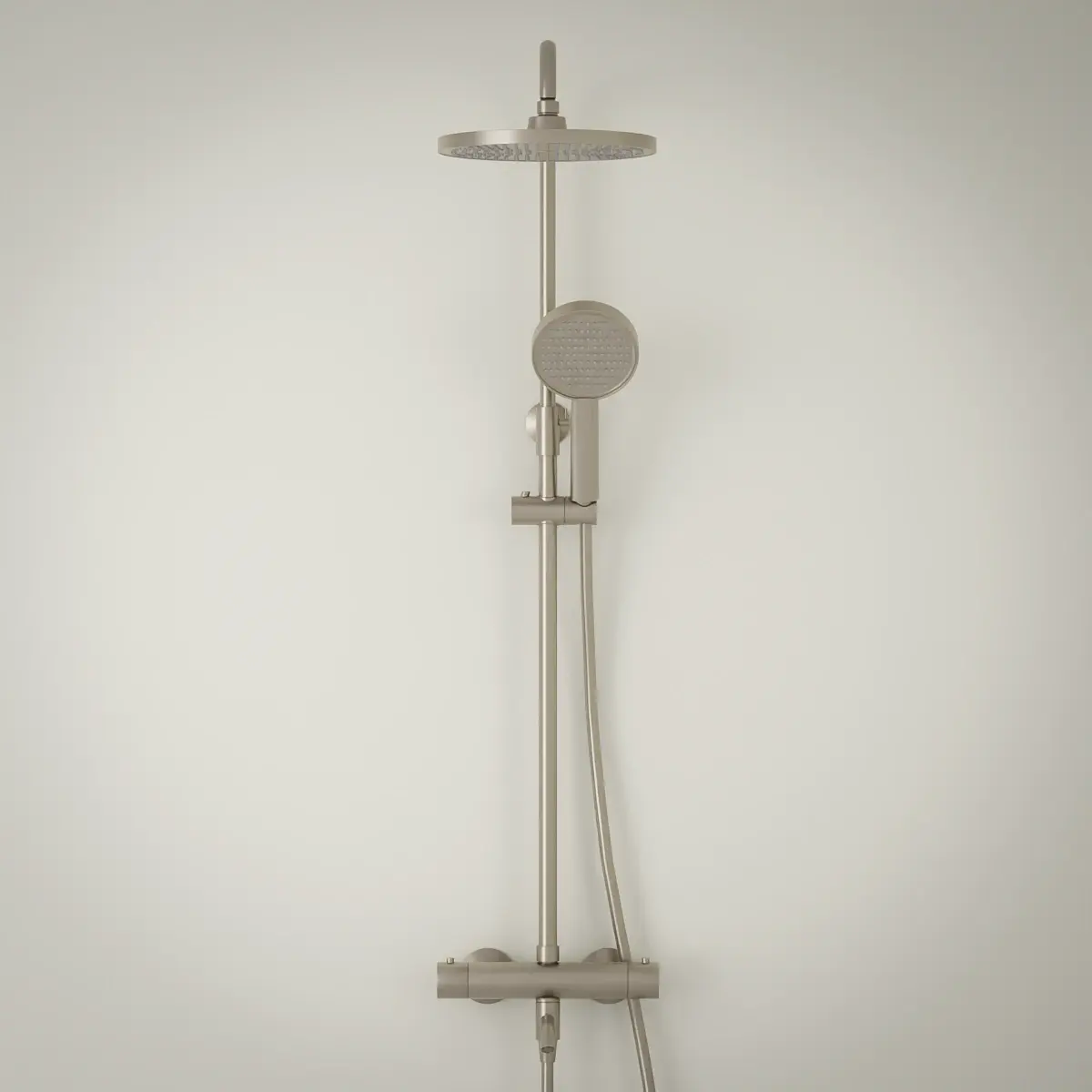 Colonne bain douche thermostatique, Champagne, Madeleine       