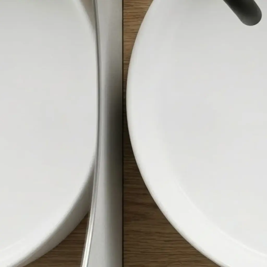 Vasque à poser ronde, blanc brillant Art