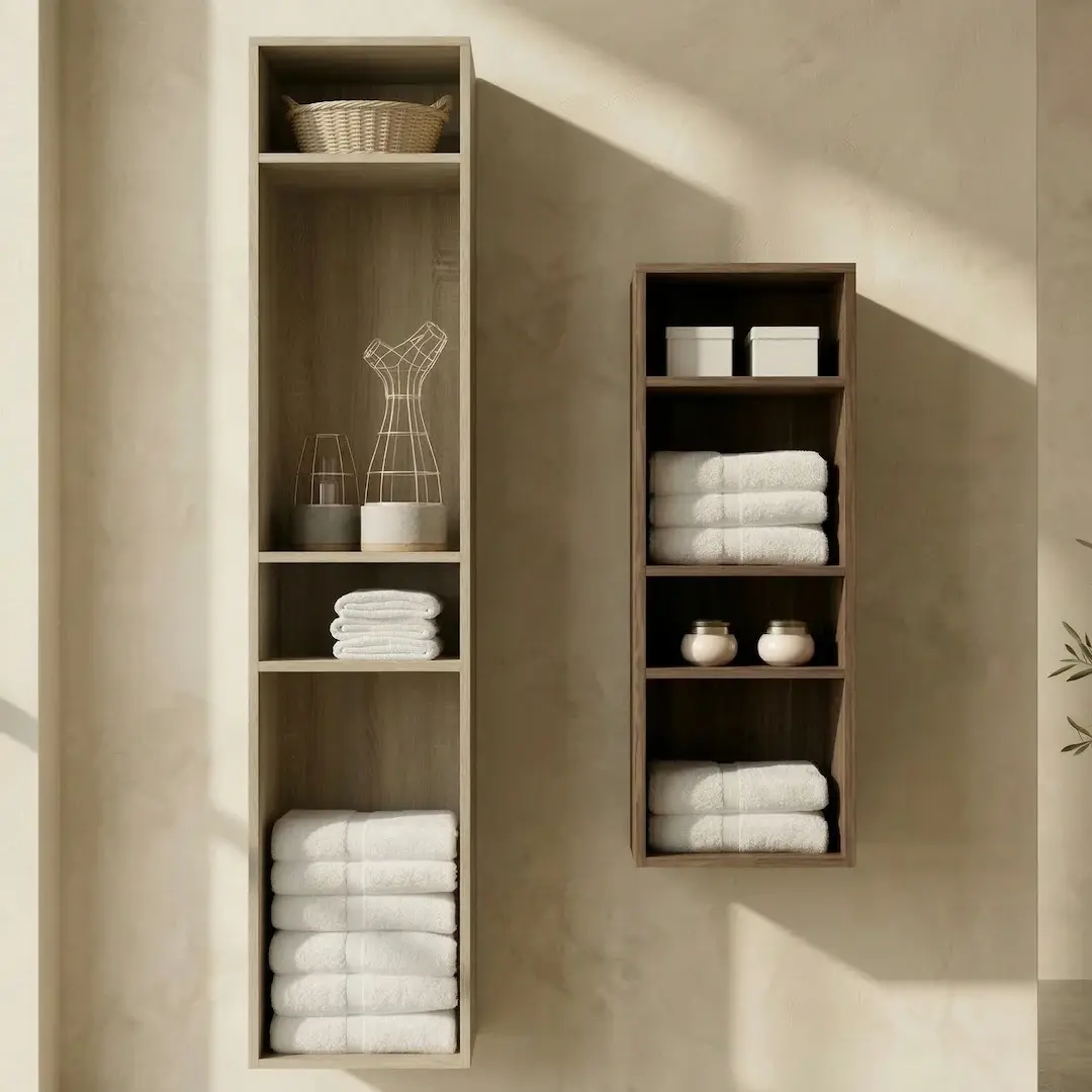 Colonne de rangement ouverte 153x33 cm, Modulo 153