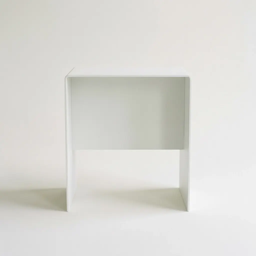 Tabouret de salle de bain, Solid Surface 40cm, Square