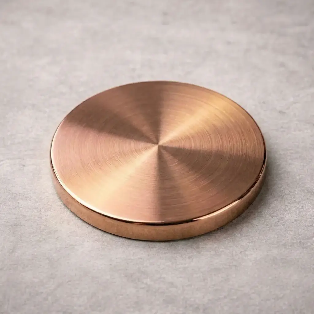 Echantillon doré rose brossé