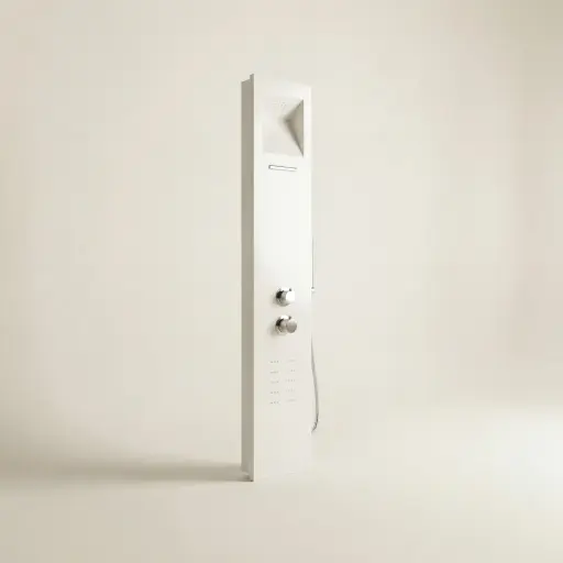 Plano, panneau de douche hydromassant, thermostatique, Solid Surface 2.webp