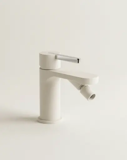 Mitigeur Bidet Monocommande, blanc satiné, Infinity Flow Stick (2).webp