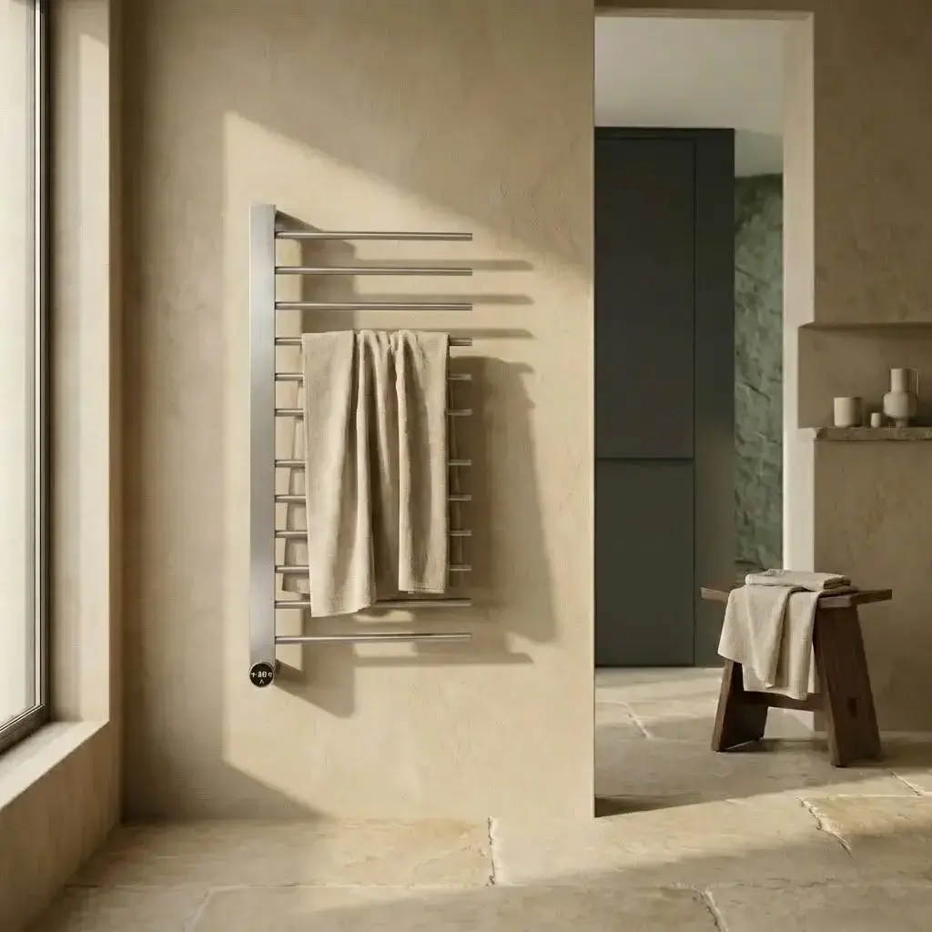 Sèche serviette 280W, Inox brossé, Calda     