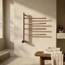 Copie de Sèche serviette 47.3x57x12cm, 75W, Gun métal brossé, Elios.webp